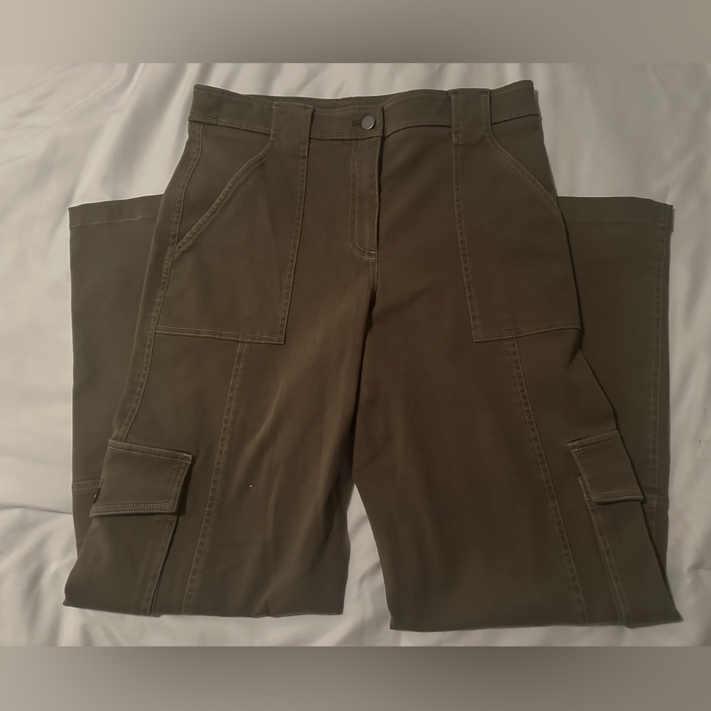 TWP olive Wide Leg Pants for Effortless Style